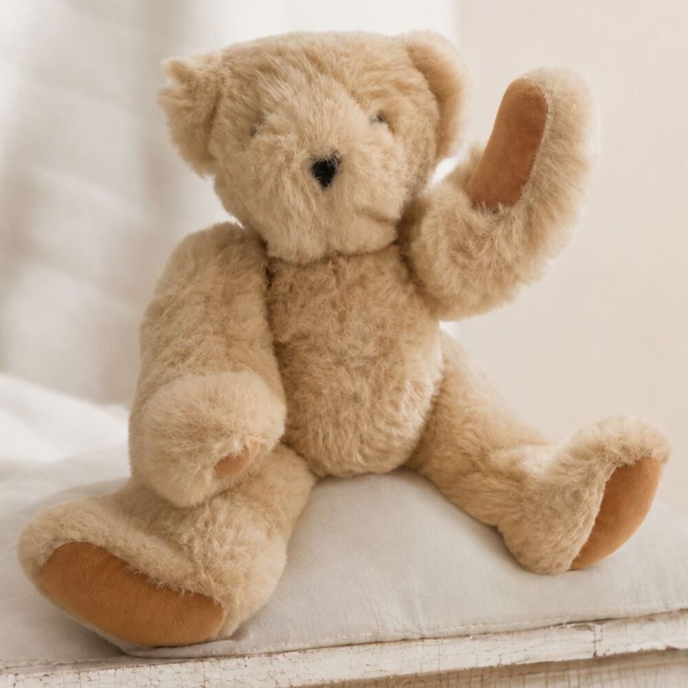 Vermont Teddy Bear Jointed Plush 15” NWOT Poseable Collectible Stuffed Animal